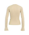 Cardigan in maglia lurex® #oro