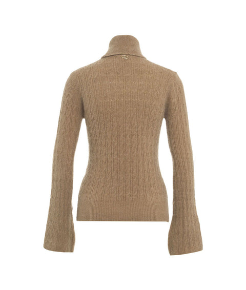 Dolcevita in misto alpaca #marrone