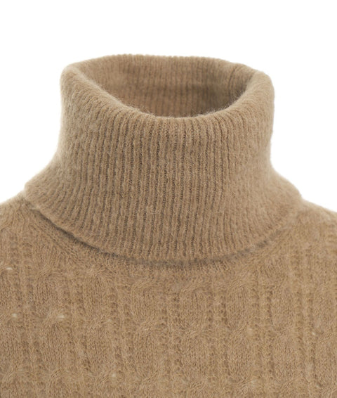 Dolcevita in misto alpaca #marrone