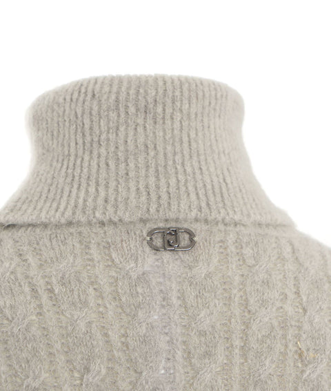 Dolcevita in misto alpaca #grigio