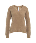 Maglione in misto alpaca #marrone