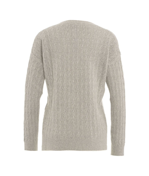 Maglione in misto alpaca #grigio