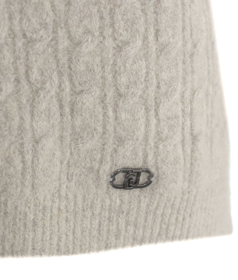 Maglione in misto alpaca #grigio