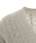 Maglione in misto alpaca #grigio