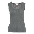 Top in maglia lurex® #grigio