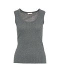 Top in maglia lurex® #grigio