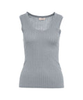 Top in maglia lurex® #grigio