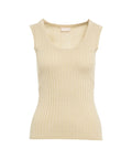 Top in maglia lurex® #oro