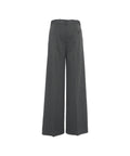 Pantalone a palazzo gessato #grigio