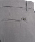 Pantaloni chino in twill #grigio