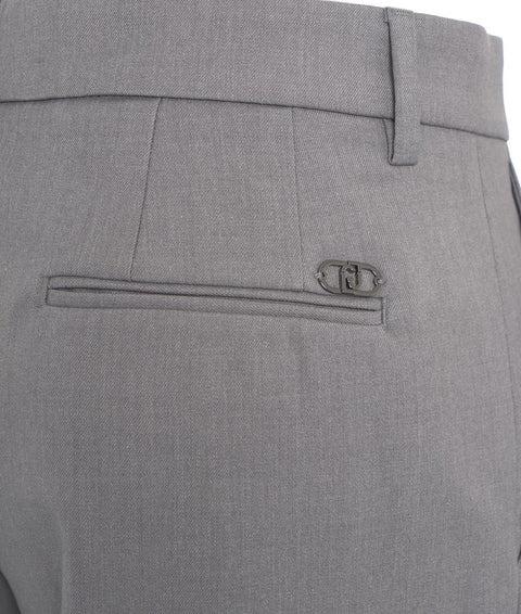 Pantaloni chino in twill #grigio