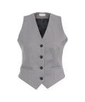 Gilet in twill #grigio