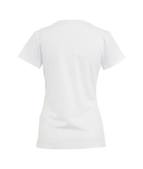 Maglietta con strass #bianco