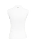 Top in maglia con dettaglio a trecce #bianco