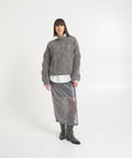 Maglia in misto alpaca #grigio