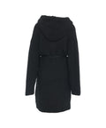 Cappotto in maglia con cintura #nero