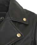 Chiodo in pelle #nero