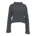 Maglione con ricamo #grigio