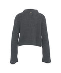 Maglione con ricamo #grigio