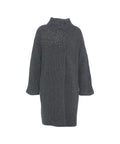 Cappotto in maglia con strass #grigio