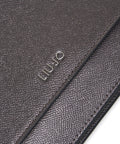 Pochette con dettaglio logo #argento