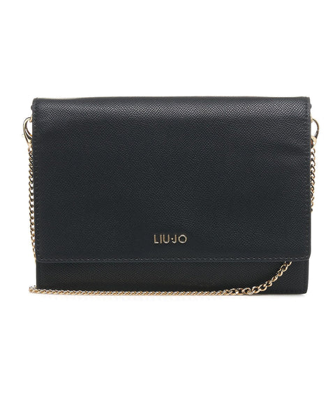 Pochette con dettaglio logo #nero