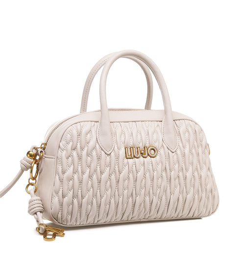 Borsa bowling matelasse #beige