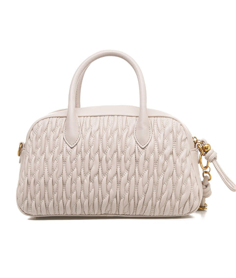 Borsa bowling matelasse #beige