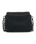 Borsa mini 'La Puffy' con strass #nero