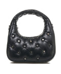 Borsa a spalla con borchie #nero