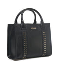 Borsa a mano con dettaglio borchie #nero