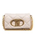 Borsa a tracolla “LaPuffy” in matelasse #beige