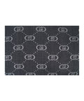 Stola con logo jacquard #grigio