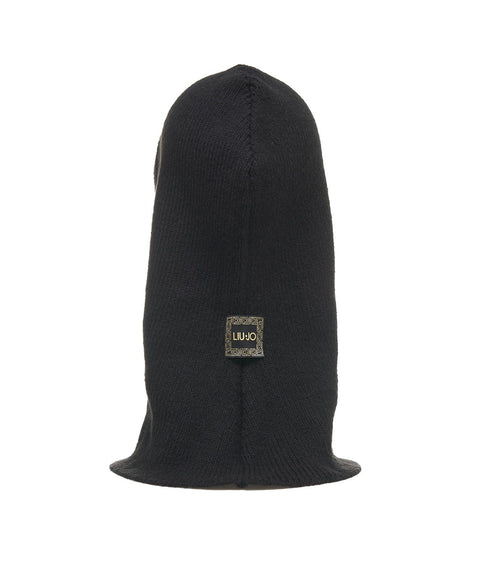 Balaclava cappello in maglia #nero