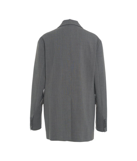 Blazer monopetto #grigio