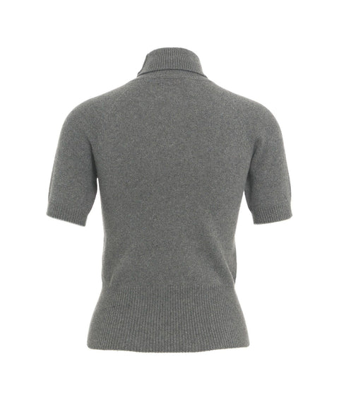 Maglione in cashmere #grigio