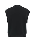 Gilet in maglia #nero