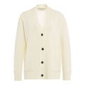 Cardigan in maglia #bianco