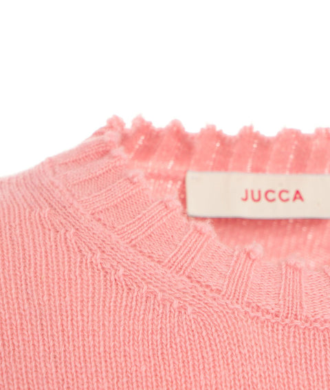 Maglione cropped #pink