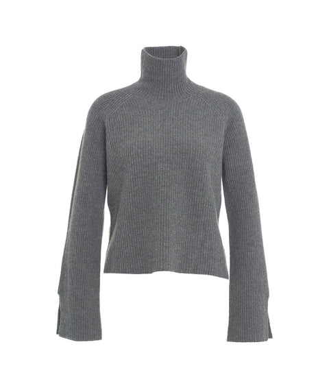 Maglione in lana vergine #grigio