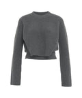 Maglione in lana vergine #grigio