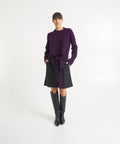 Maglione in lana vergine #viola