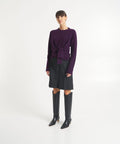 Maglione in lana vergine #viola