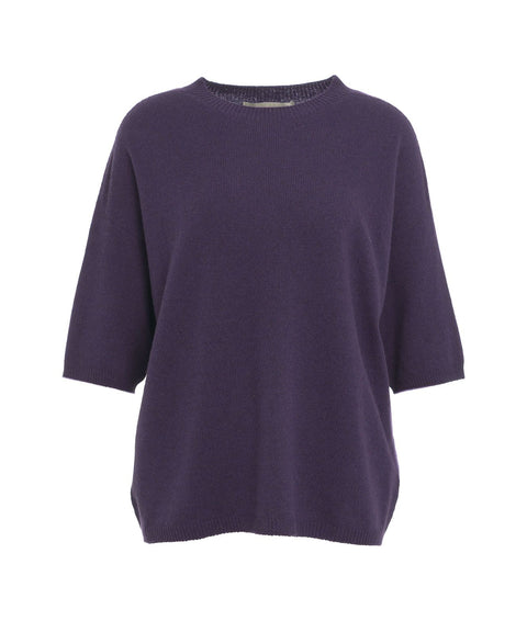 Maglia in cashmere #viola