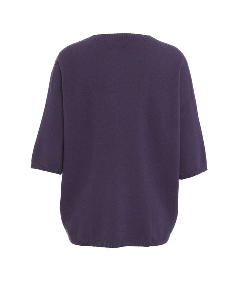 Maglia in cashmere #viola