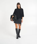 Maglia in cashmere #nero