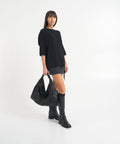 Maglia in cashmere #nero