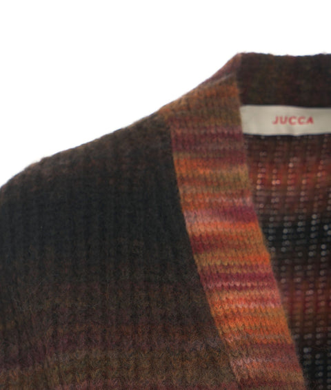 Cardigan in misto alpaca #multicolore