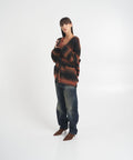 Cardigan in misto alpaca #multicolore