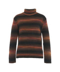 Maglione dolcevita in misto alpaca #multicolore